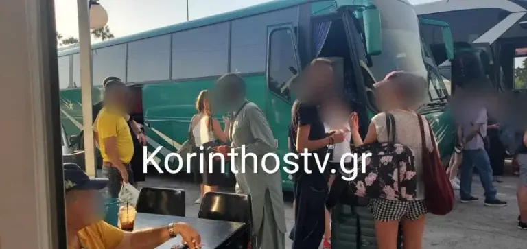 Ισθμός Κορίνθου: Μεγάλη ταλαιπωρία για ταξιδιώτες λόγω της φωτιάς [εικόνες]