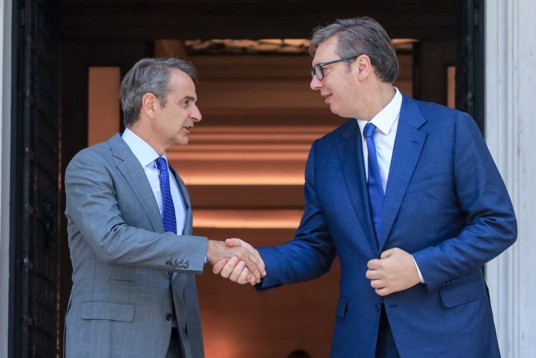Συνάντηση του Κυριάκου Μητσοτάκη με τον Πρόεδρο της Σερβίας – Όσα συζήτησαν