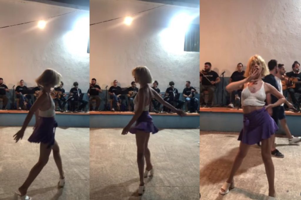 Έξαλλη η Ανανία: Χλευάζει την Ικαρία και τους κατοίκους της – Χόρεψε μόνη της σε πανηγύρι [βίν