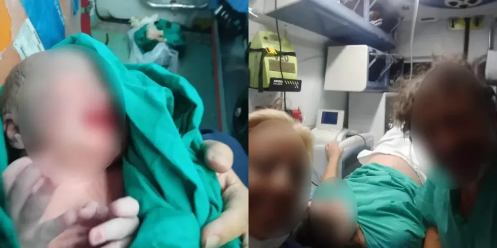 Φωτιά στην Αλεξανδρούπολη: Τι είπε η γυναίκα που γέννησε εν μέσω εκκένωσης του νοσοκομείου
