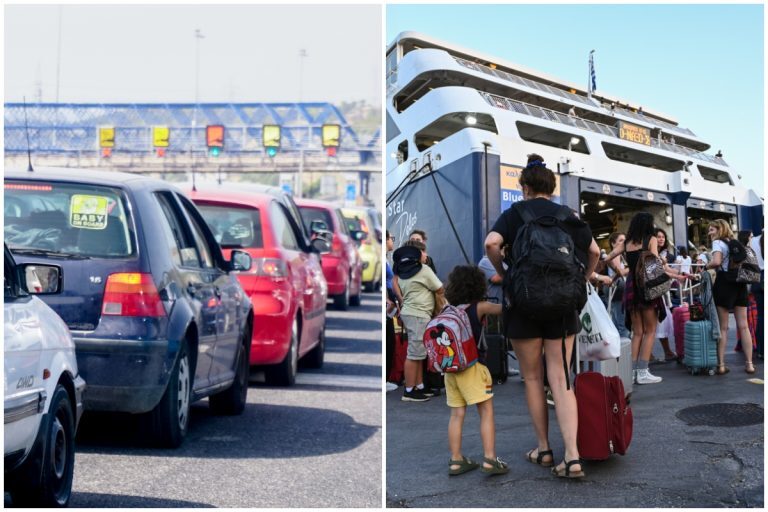 Αδειάζουν τα αστικά κέντρα και γεμίζουν οι τουριστικοί προορισμοί – Ουρές στα λιμάνια και τα διόδια