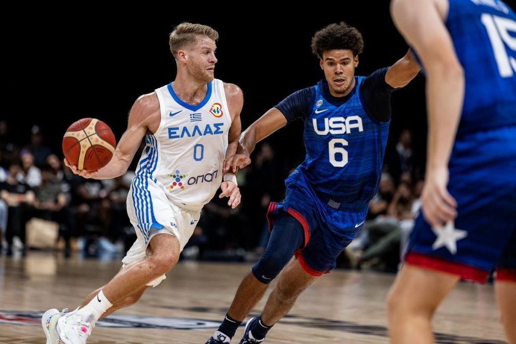 ΗΠΑ-Ελλάδα 106-86: Κρατά μόνο τη 2η περίοδο η εθνική