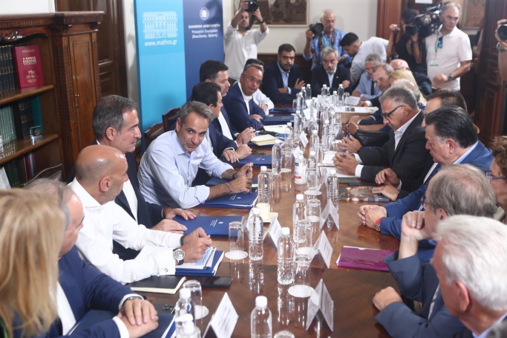 Κυριάκος Μητσοτάκης: Σε εξέλιξη οι συναντήσεις με εκπροσώπους φορέων ενόψει της 87ης ΔΕΘ