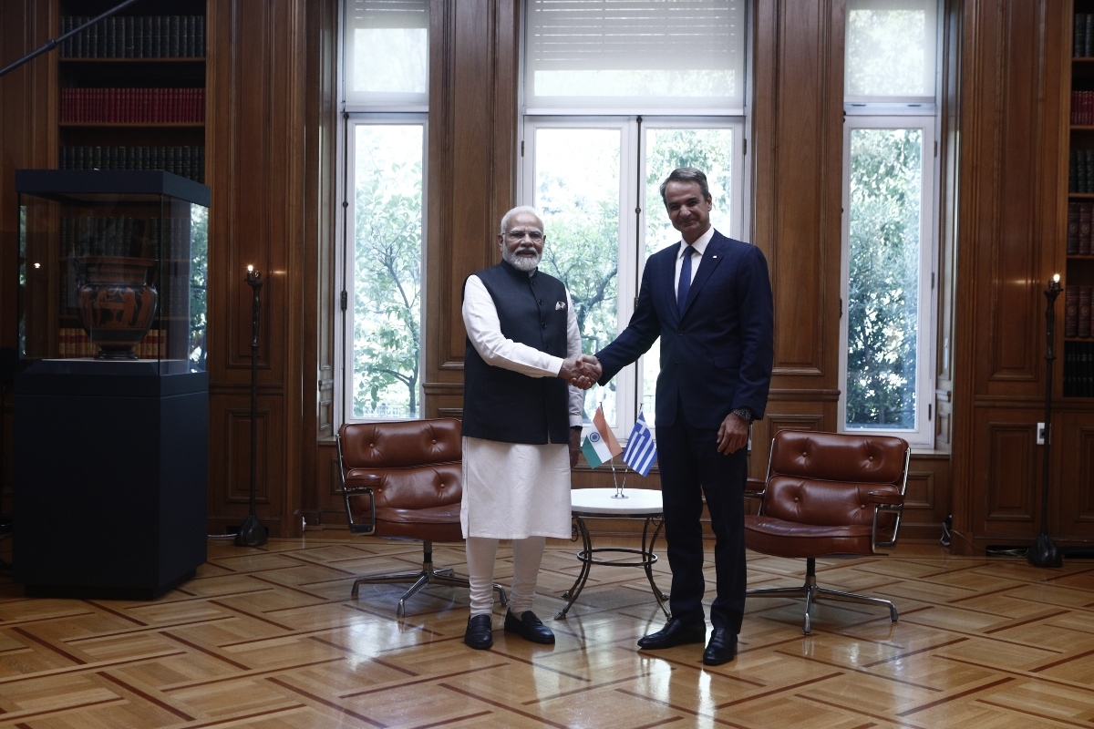 Μητσοτάκης - Μόντι: Σε εξέλιξη η ιστορική συνάντηση των δύο ηγετών