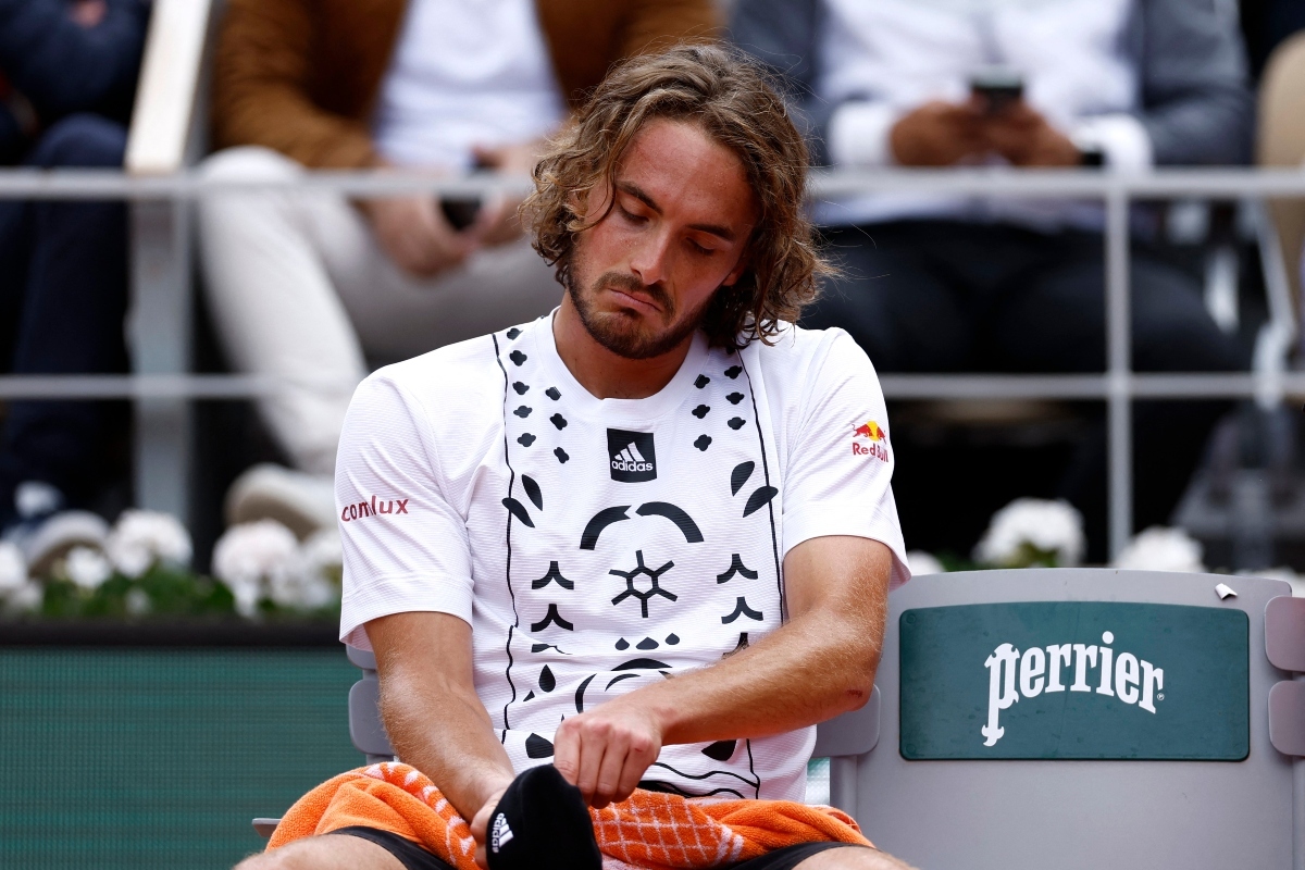 Τρελαμένος ο Τσιτσιπάς: «Την θέλω εκτός γηπέδου τώρα» - Ο ήχος θεατή που τον έκανε έξω φρενών