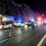 Ανατροπή βυτιοφόρου οχήματος στην Εθνική Οδό Θεσσαλονίκης – Σερρών