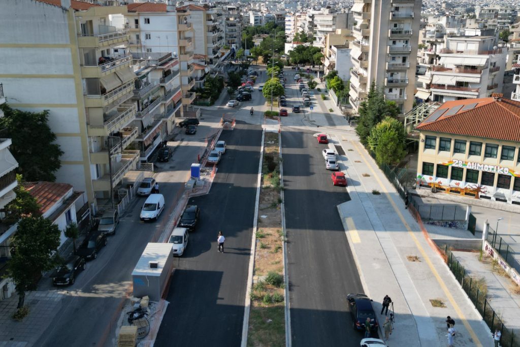 Σε κυκλοφορία το διανοιγμένο τμήμα της οδού Αγ.Δημητρίου