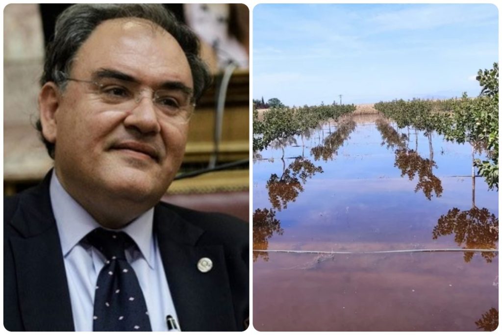 Σαρήγιαννης για Θεσσαλία: «Υπάρχει επιμόλυνση στα λιμνάζοντα νερά, δεν ξέρουμε αν έχει επηρεαστεί το