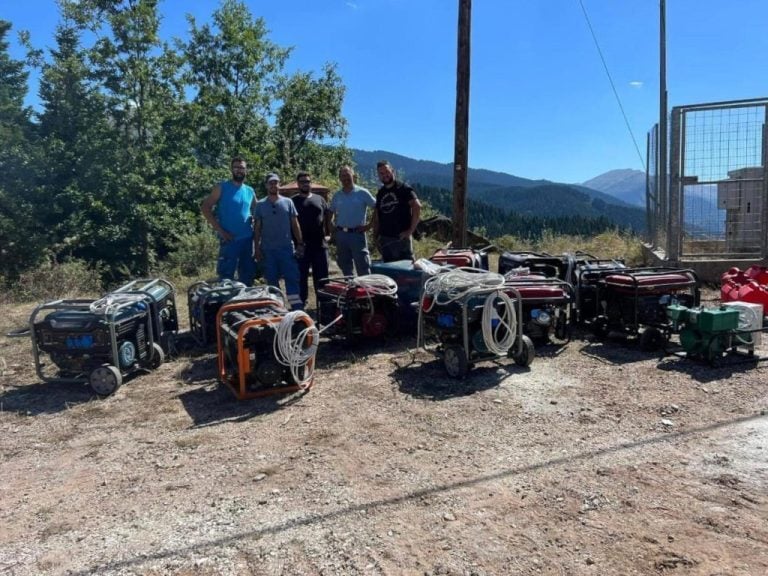 Επιχείρηση ηλεκτροδότησης με γεννήτριες σε χωριά της Θεσσαλίας