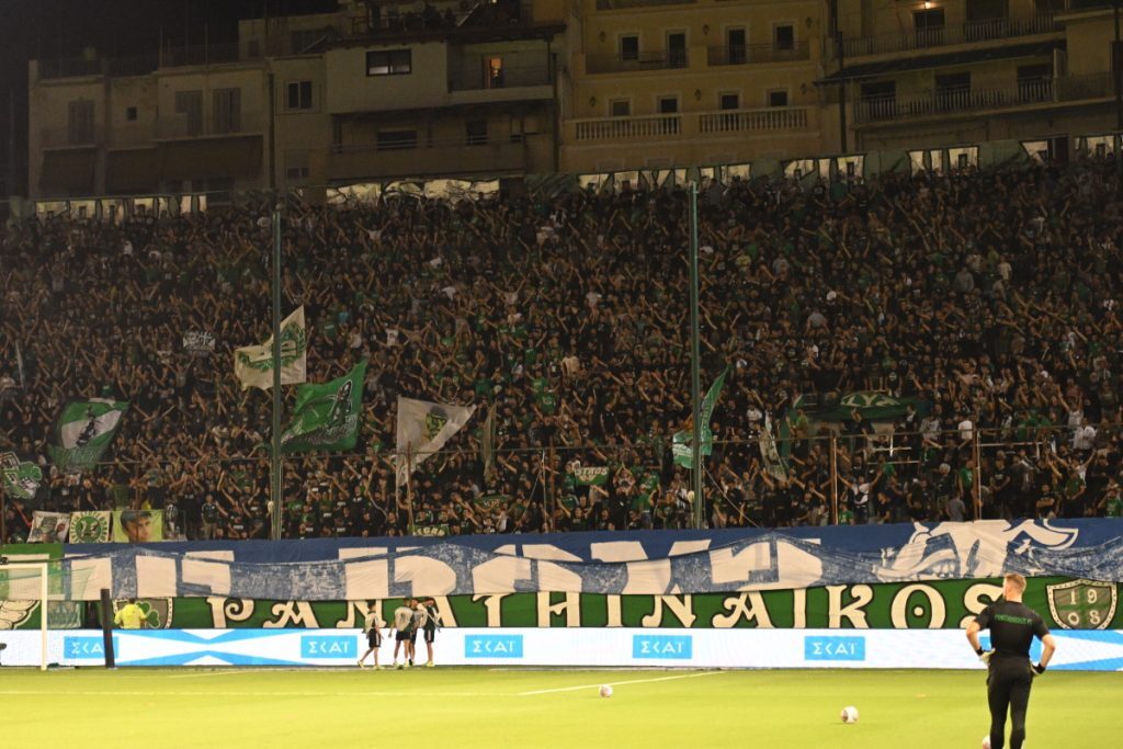 Παναθηναϊκός – ΑΕΚ: Μεγάλο πανό των Bad Blue Boys της Ντινάμο Ζάγκρεμπ στη Λεωφόρο