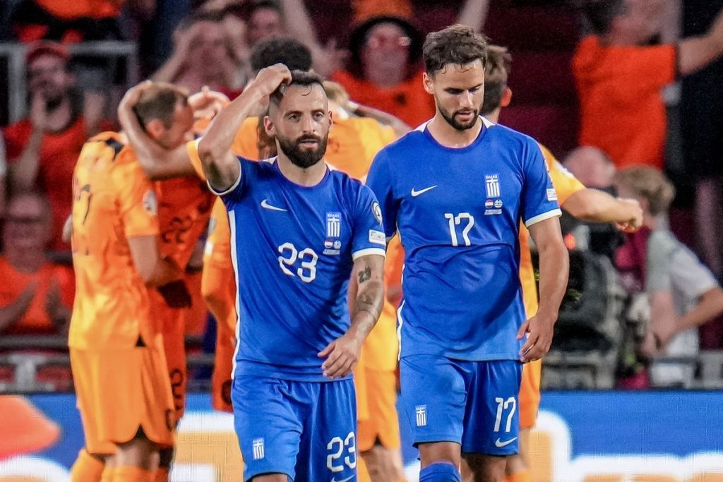 Ολλανδία-Ελλάδα 3-0: Ηττα με κάκιστη εμφάνιση για την εθνική ομάδα