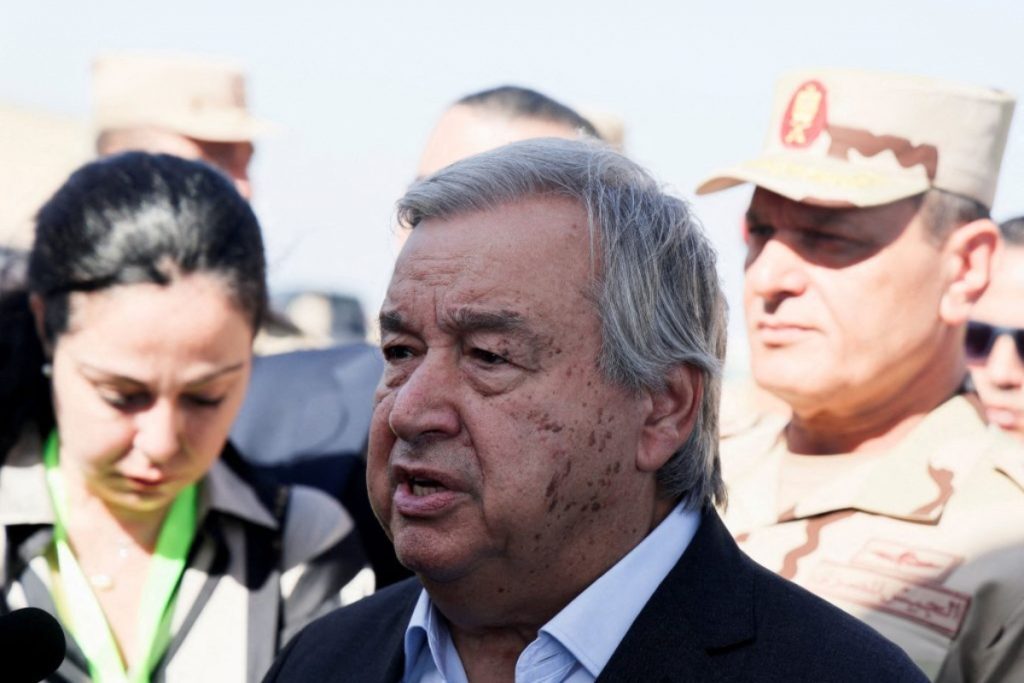 Πόλεμος στο Ισραήλ – Γκουτέρες: «Είμαι σοκαρισμένος από την παραποίηση της δήλωσής μου»