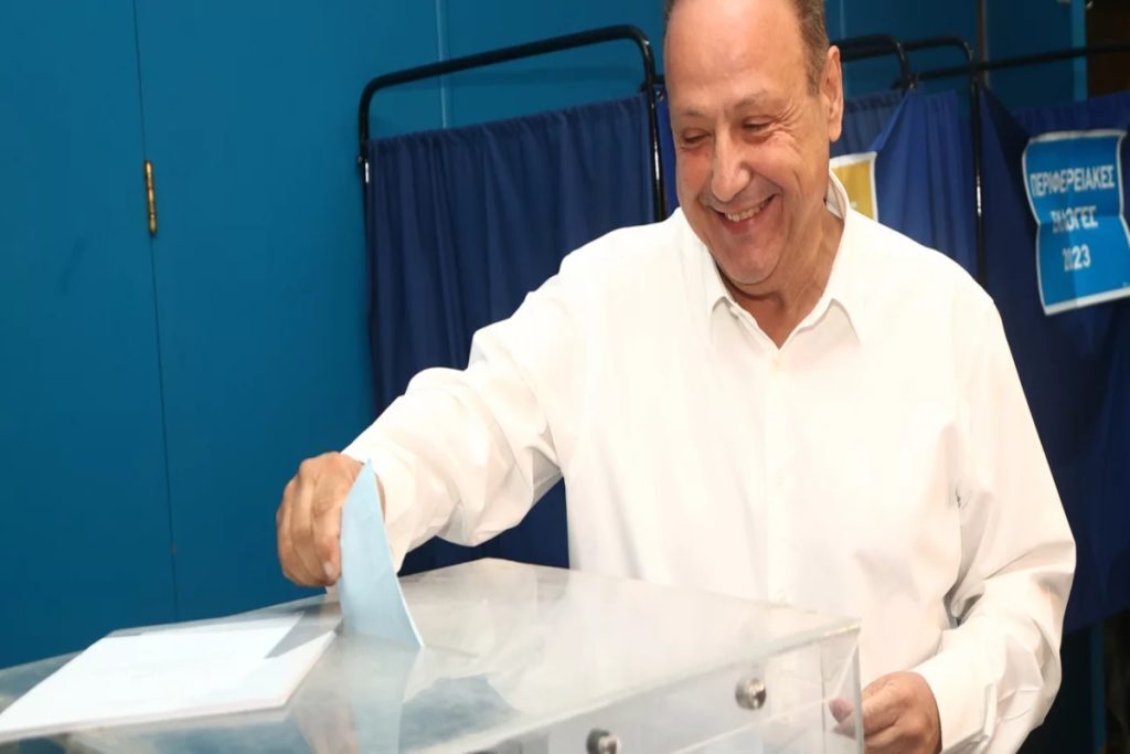 Ψήφισε ο υποψήφιος δήμαρχος Θεσσαλονίκης, Στέλιος Αγγελούδης
