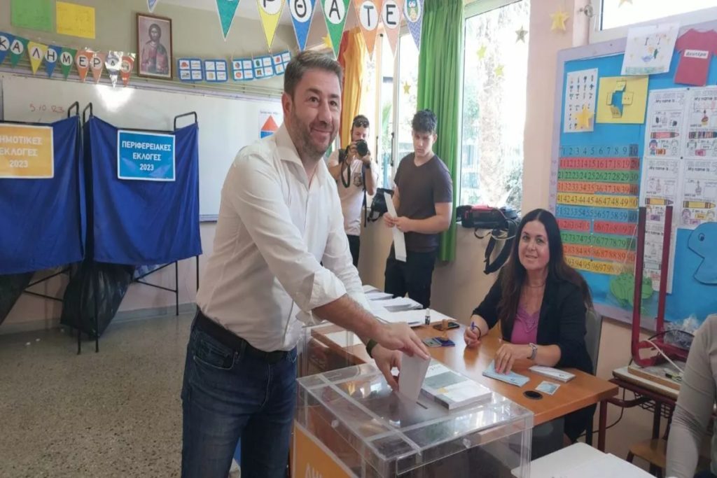 Ψήφισε ο Νίκος Ανδρουλάκης – Οι πρώτες δηλώσεις