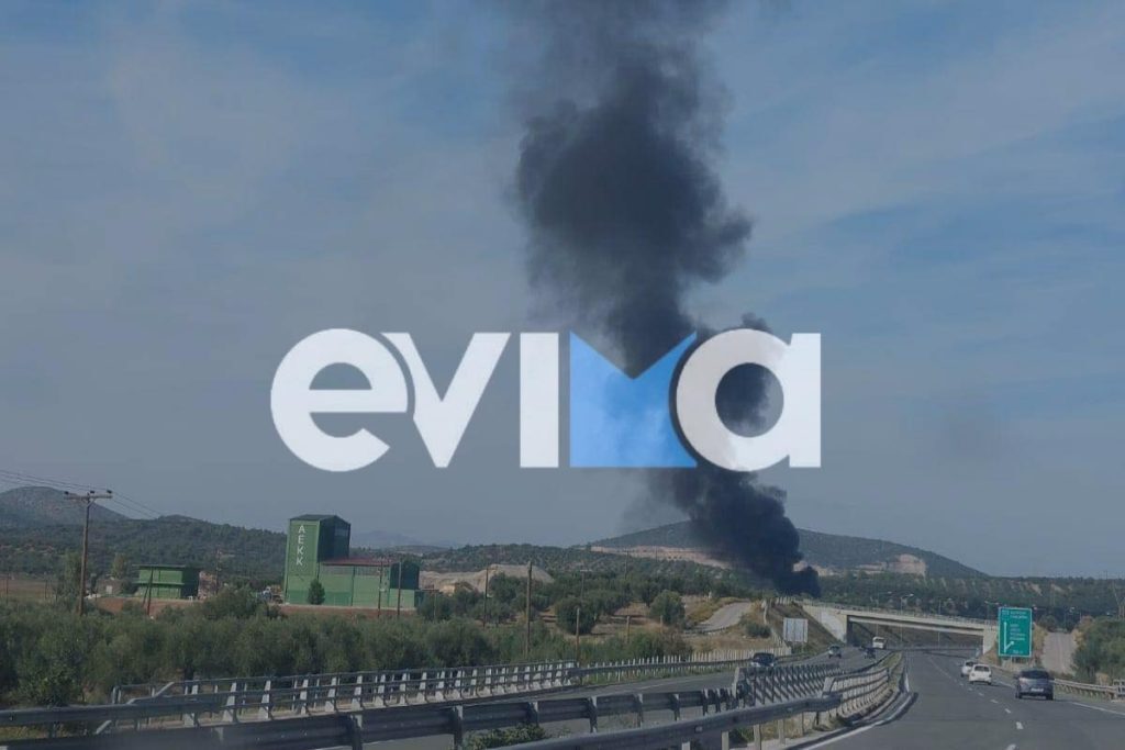 Φωτιά τώρα στην Εύβοια: Στις φλόγες εργοστάσιο στην Αυλίδα – Εκκενώνονται οι εγκαταστάσεις