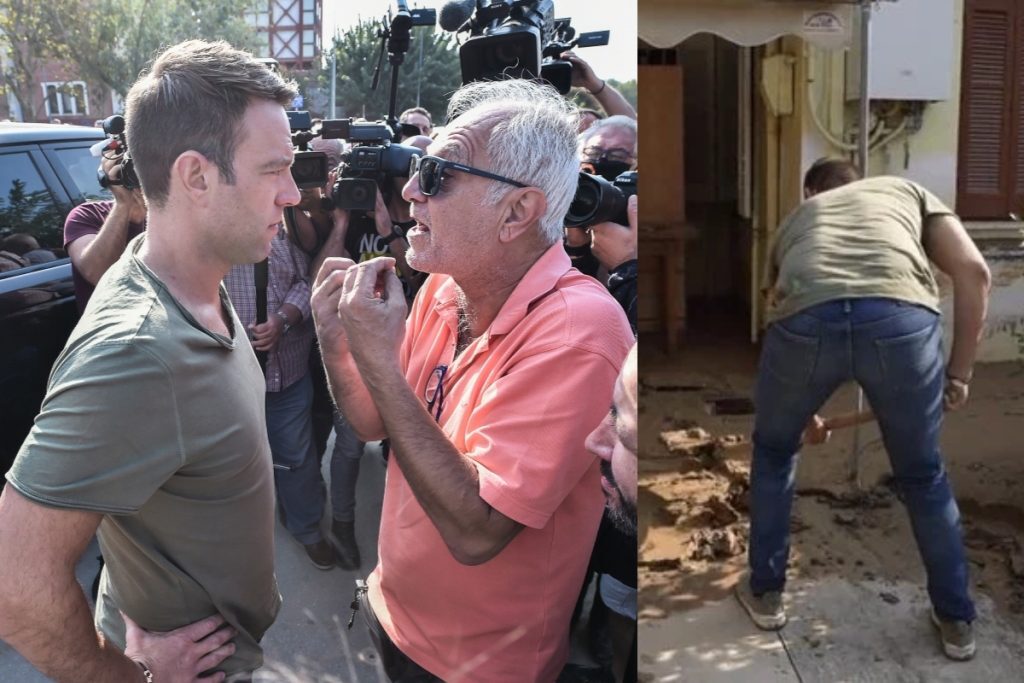 Στέφανος Κασσελάκης: Έκανε πράξη το αίτημα του Μπέου – Έβαλε γαλότσες και έπιασε το φτυάρι – Περιοδε