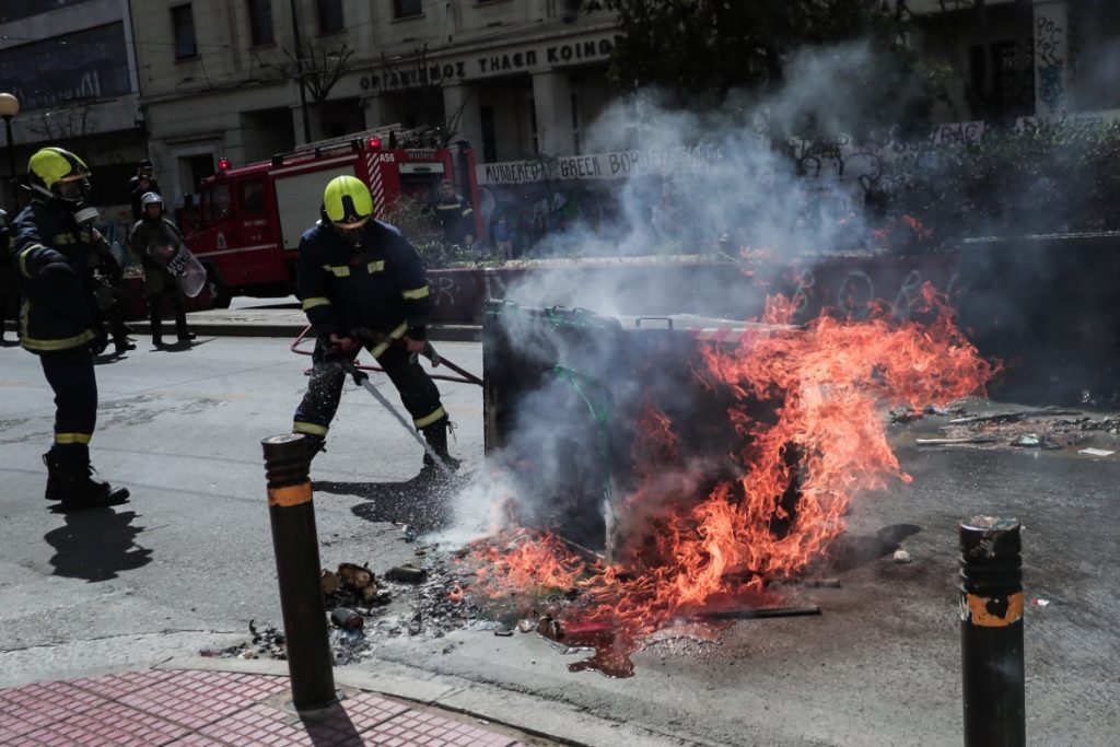 Κλειστή η Πατησίων λόγω επεισοδίων
