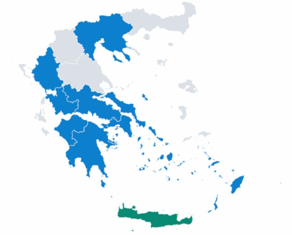 Αυτοδιοικητικές εκλογές: Γαλάζιος θρίαμβος σε εφτά περιφέρειες