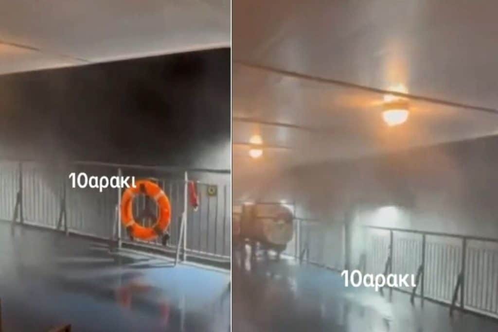 Ηγουμενίτσα: Πλοίο δίνει μάχη στα κύματα με 10 μποφόρ [συγκλονιστικό βίντεο]