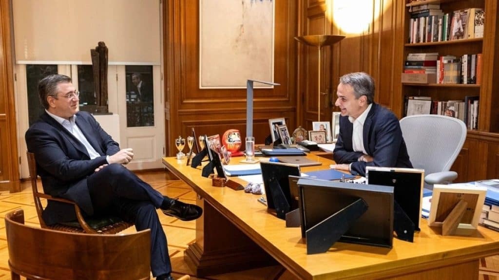 Μητσοτάκης: Συναντήθηκε με τον Τζιτζικώστα – Στο επίκεντρο τα μεγάλα έργα στην Κεντρική Μακεδο