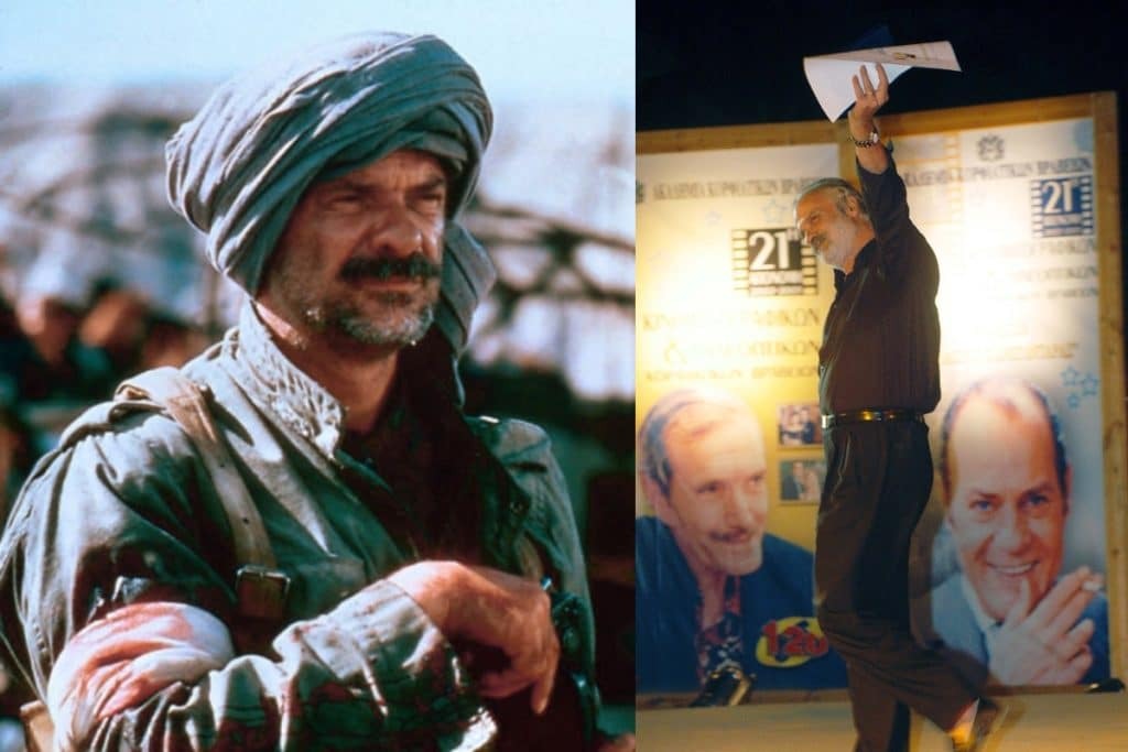 Σπύρος Φωκάς: «Γιορτάζουμε τον Σπύρο που πετάει ψηλά» - Στα λευκά η κόρη και η σύζυγός του κορυφαίου ζεν πρεμιέ του κινηματογράφου