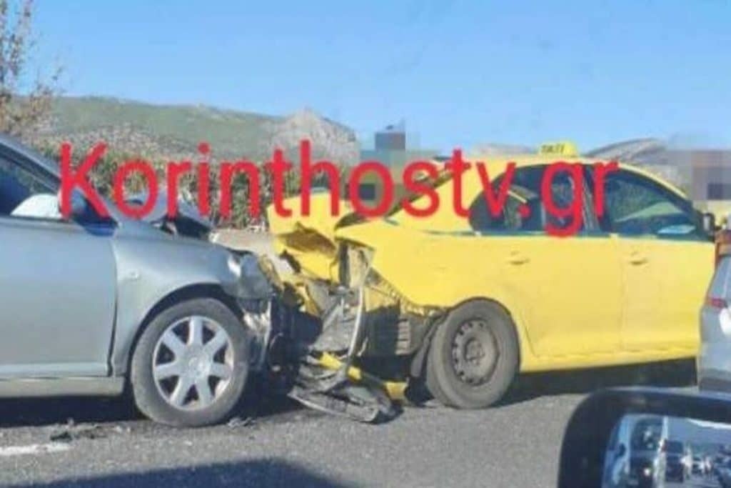 Καραμπόλα τριών αυτοκινήτων στην Αθηνών – Κορίνθου στο ύψος των Μεγάρων