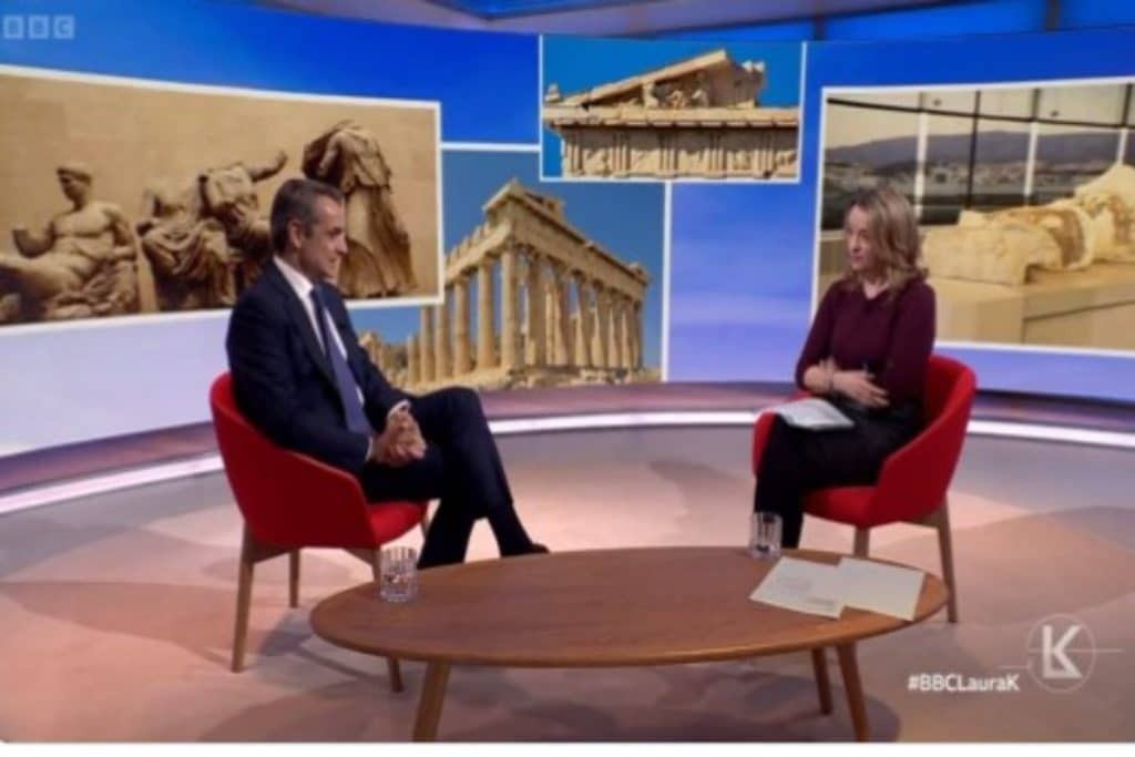 Κυριάκος Μητσοτάκης στο BBC: Τα Γλυπτά ανήκουν στην Ελλάδα και εκλάπησαν – Πως θα ήταν αν κόβαμε μισ