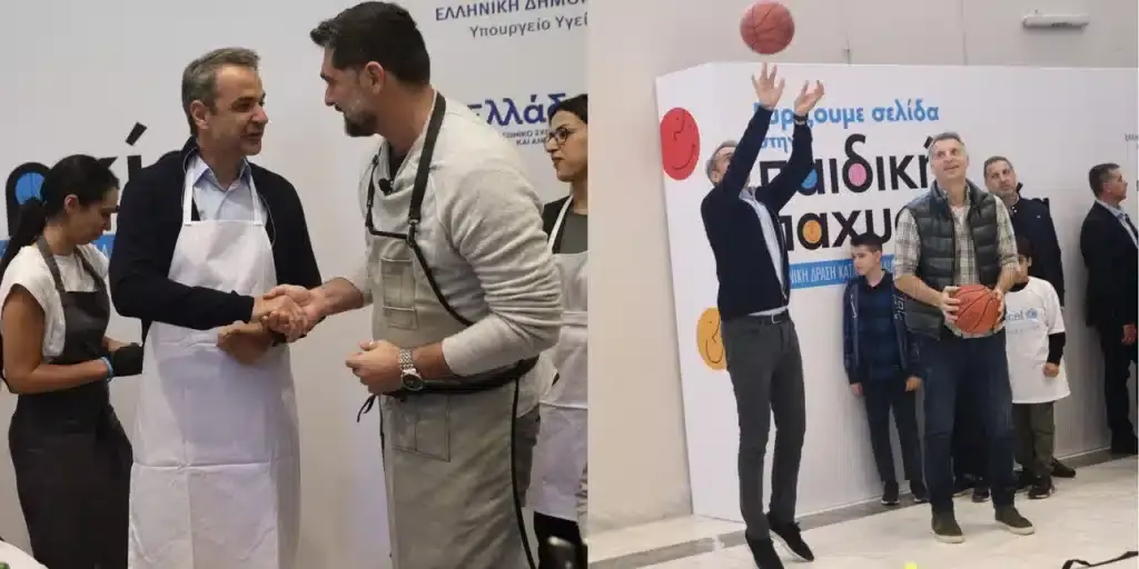 Ο Κυριάκος Μητσοτάκης μαγείρεψε υγιεινά με τον σεφ Πάνο Ιωαννίδη [Εικόνες]