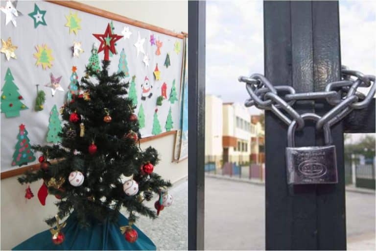 Πότε κλείνουν τα σχολεία για τα Χριστούγεννα 2023