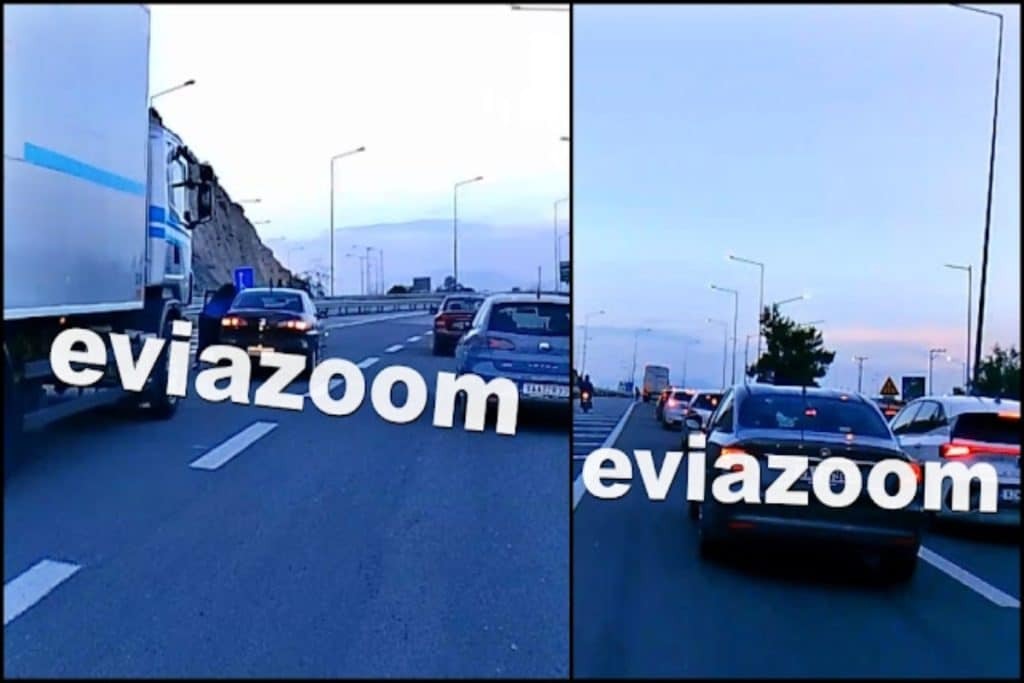 Πανικός στη Χαλκίδα: Αυτοκίνητο έκανε τούμπες και προσγειώθηκε σε μπάρες και πινακίδες [βίντεο]