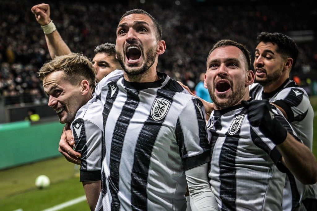Άιντραχτ – ΠΑΟΚ 1-2: Θρίαμβος στην Φρανκφούρτη και πρόκριση στους “16” του Confere