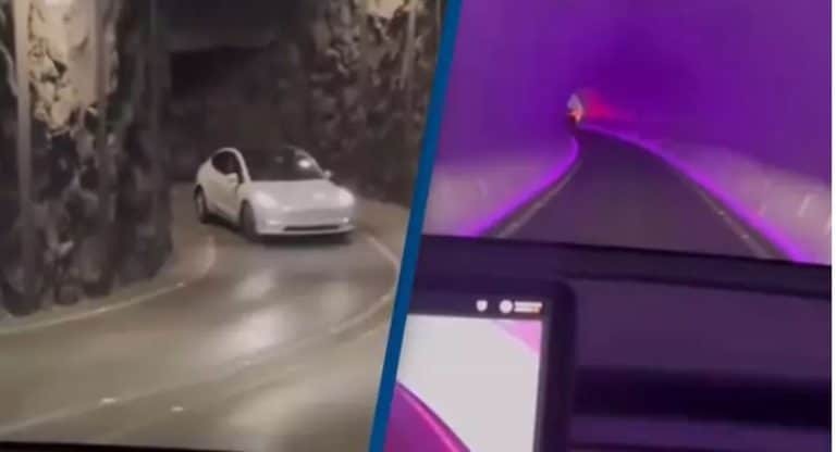 Viral η υπόγεια σήραγγα που είναι μόνο για οδηγούς Tesla [Βίντεο]