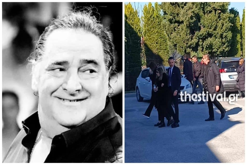 Στον γραφείο τελετών η σορός του Βασίλη Καρρά – Υποβασταζόμενη η γυναίκα και η κόρη του [βίντε