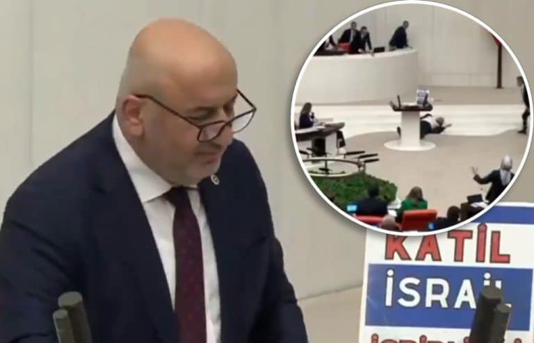 Τα τελευταία λόγια του Τούρκου βουλευτή πριν καταρρεύσει στο βήμα της Βουλής- Σε κρίσιμη κατάσταση