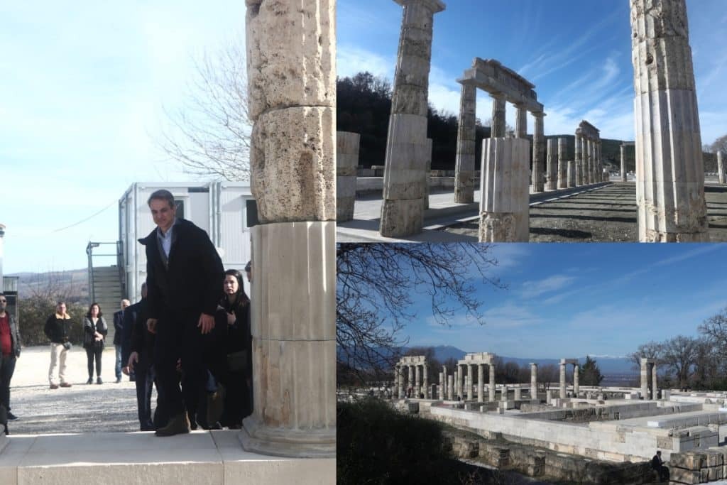 Αιγές: Εντυπωσιακές εικόνες από το αναστηλωμένο ανάκτορο του βασιλιά των Μακεδόνων Φιλίππου Β’