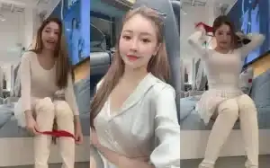 Ιnfluencer έβγαλε το εσώρουχό της μέσα σε κατάστημα και το έκανε αξεσουάρ για τα μαλλιά της [Βίντεο]