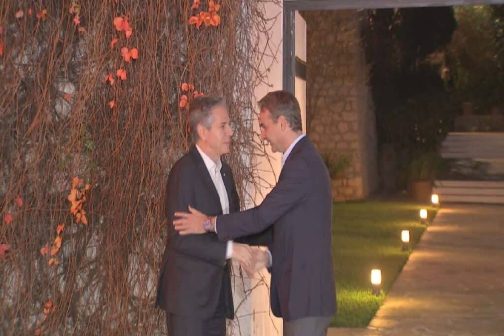 Κρήτη: Στα Χανιά ο Μπλίνκεν, σε εξέλιξη η συνάντηση με τον Μητσοτάκη – Οι πρώτες κοινές δηλώσεις