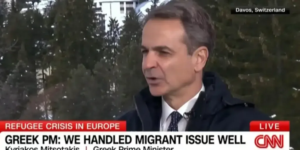 Μητσοτάκης στο CNN από το Νταβός: Η ΝΔ κέρδισε τις εκλογές γιατί κατάφερε να διαχειριστεί το μετανασ