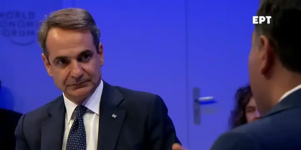 Μητσοτάκης από Νταβός: Ανησυχία για την οικονομία λόγω Ερυθράς Θάλασσας
