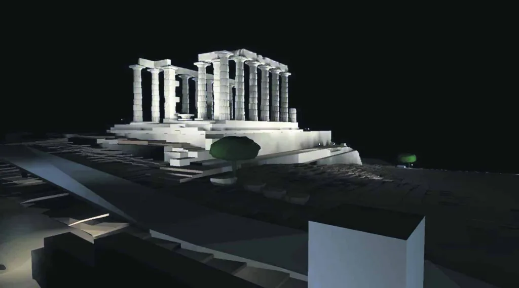 Σούνιο: Αλλάζει «χρώμα» ο Ναός του Ποσειδώνα