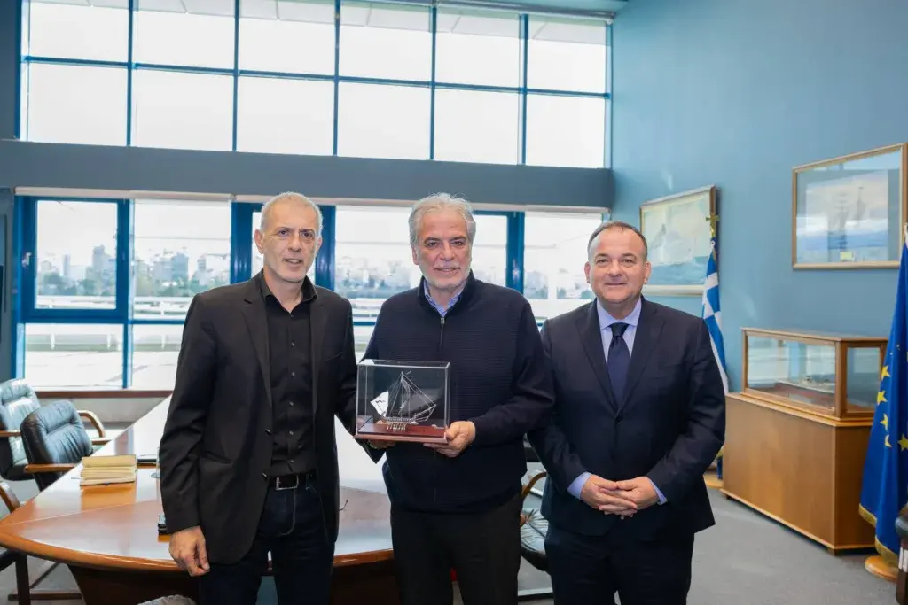 Συνάντηση Γιάννη Μώραλη με τον Χρήστο Στυλιανίδη και τον Γιάννη Παππά