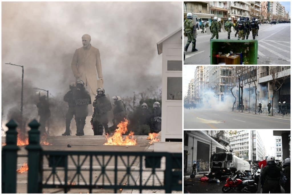 Επεισόδια με μολότοφ σε Αθήνα και Θεσσαλονίκη – Δείτε βίντεο και φωτογραφίες