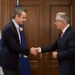 Συνάντηση του Κυριάκου Μητσοτάκη με τον Θεόδωρο Ρουσόπουλο