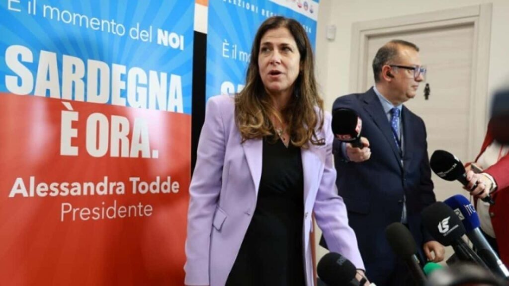 Ιταλία: Νέα περιφερειάρχης στη Σαρδηνία η Αλεσάντρα Τόντε του συνασπισμού της κεντροαριστεράς