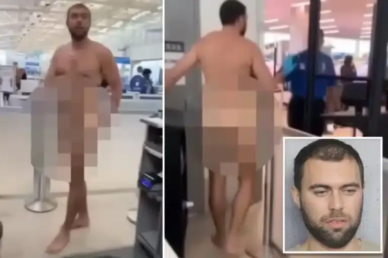 Μεθυσμένος άνδρας περπατούσε ολόγυμνος σε αεροδρόμιο – Πρωτοφανείς εικόνες και βίντεο