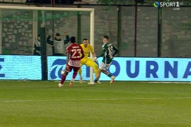 Παναθηναϊκός – Ολυμπιακός 1-0: Ο Μπερνάρ εξ επαφής σκόραρε [δείτε το γκολ]