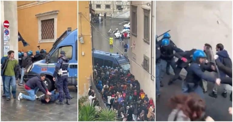Ιταλία: Βίαιες συμπλοκές μεταξύ διαδηλωτών και αστυνομίας με 13 τραυματίες [βίντεο]