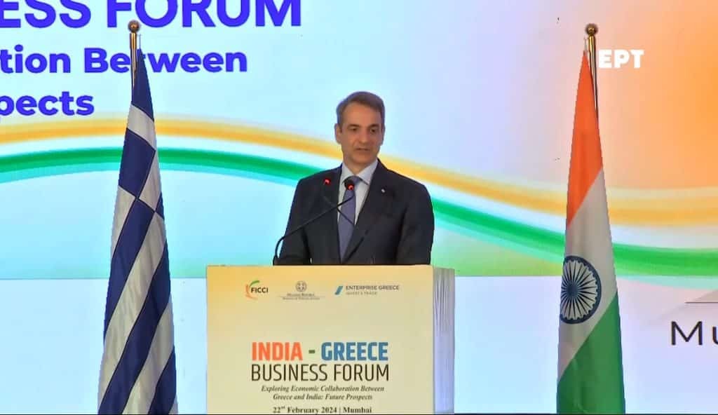 Μητσοτάκης από Βομβάη: Η Ελλάδα της κρίσης δεν υπάρχει πια, λαμπρό το μέλλον της συνεργασίας με την Ινδία