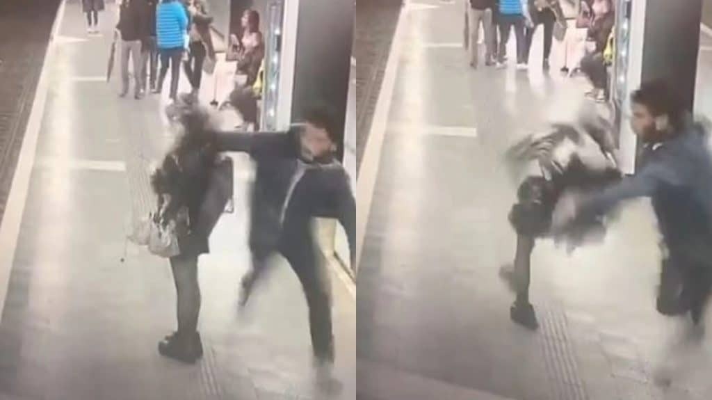 Τρόμος στο μετρό με την άγρια επίθεση άνδρα σε ανυποψίαστες γυναίκες – Δείτε βίντεο