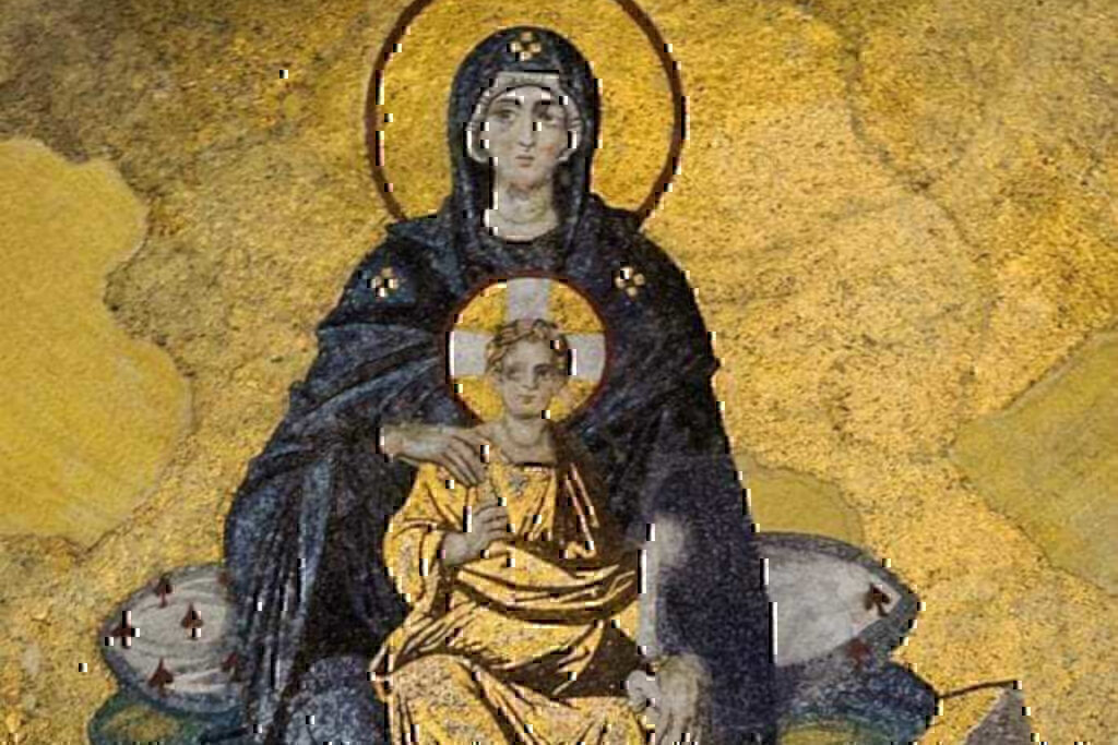 Σαν σήμερα έγιναν τα αποκαλυπτήρια του ψηφιδωτού της Παναγίας, στην Αγιά Σοφιά [Εικόνα]